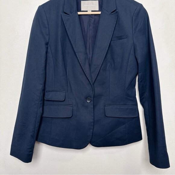 Banana Republic Womens 4 Stretch Navy Career Button Blazer - Picture 5 of 15